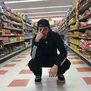 Adidas black and white sweater